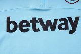 23-24 West Ham Light Blue Half Pull Tracksuit (半拉链)