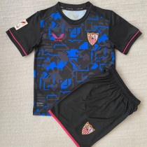 23-24 Sevilla Third Kids Soccer Jersey