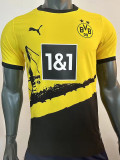 23-24 Dortmund Home Player Version Soccer Jersey ( NO 'Do..rnd' 背后没广告)