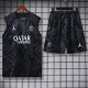 23-24 PSG Jordan Black Grey Tank top and shorts suit