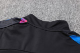 2023 West Ham Black Kids Half Pull Tracksuit (童装) (半拉链)