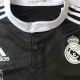 2014-2015 RMA Away Black Retro Soccer Jersey