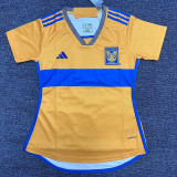23-24 Tigres UANL Home Women Soccer Jersey (女)