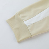 2023 PM Beige Short-sleeved Trouser Suit #PD01