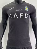 23-24 AL-Nassr Black Player Version Soccer Jersey