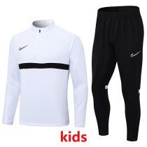 2023 NK White Kids Half Pull Tracksuit #2310 (童装) (半拉链)