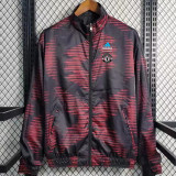2023 Man Utd Maroon & Black Double Sided Windbreaker (双面风衣)