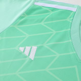 2023 AD05 Green Short-sleeved Trouser Suit