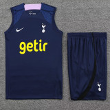 23-24 TOT Royal blue Tank top and shorts suit