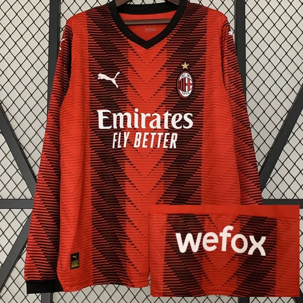 23-24 ACM Home Long Sleeve Soccer Jersey (长袖)