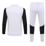 23-24 JUV White Half Pull Tracksuit (半拉链)