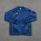 2023 New PU Royal Blue Windbreaker (风衣)