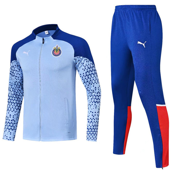 23-24 Chivas Light Blue Jacket Tracksuit