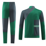 23-24 AD Green Grey Jacket Tracksuit #AJ12