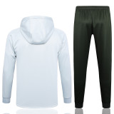 23-24 BAR White Hoodie Jacket Tracksuit #F541