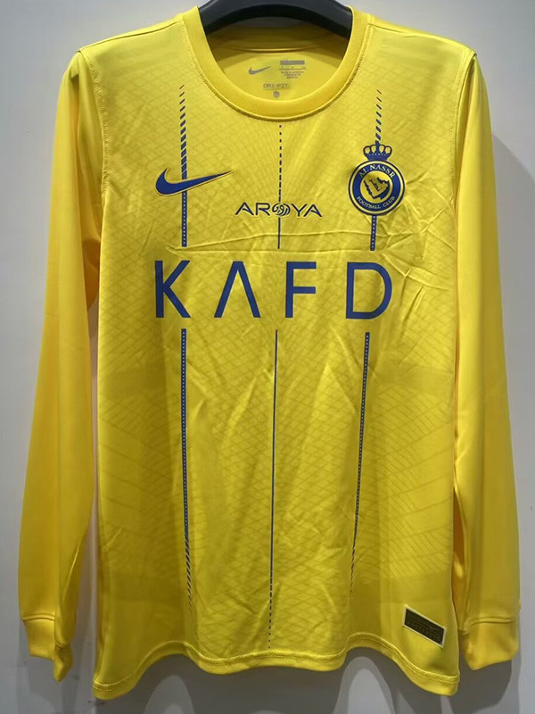 23-24 AL-Nassr Home Long Sleeve Soccer Jersey (长袖)