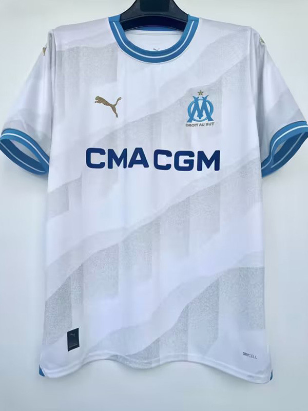 23-24 Marseille Home 1:1 Fans Soccer Jersey
