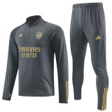 23-24 ARS Grey Half Pull Tracksuit (半拉链)