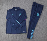2023 Argentina Royal Blue Kids Half Pull Tracksuit (童装) (半拉链)