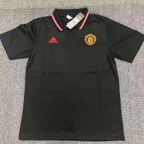 23-24 Man Utd Black Polo Short Sleeve
