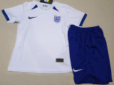 2023 England White Kids Soccer Jersey