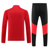23-24 Flamengo Red Half Pull Tracksuit (半拉链)