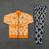 23-24 Ivory coast Orange Jacket Tracksuit #01