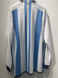 22-23 Argentina Home 3 Stars Long Sleeve Soccer Jersey (长袖) 三星