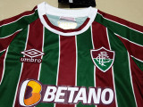 23-24 Fluminense Home Kids Soccer Jersey