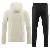 23-24 Germany Beige Hoodie Jacket Tracksuit