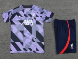 23-24 LIV Purple Black Training Short Suit