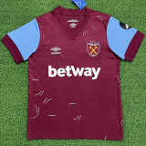 23-24 West Ham Home Fans Soccer Jersey