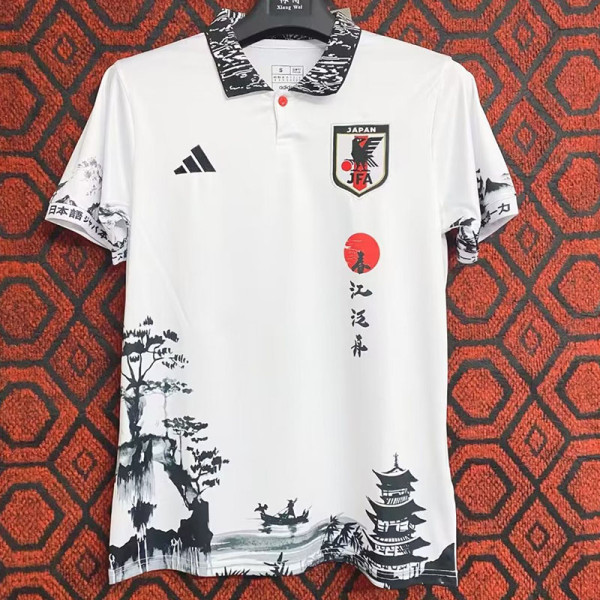 23-24 Japan White Special Edition Fans Soccer Jersey (春江)