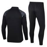 23-24 Dortmund Black Half Pull Tracksuit (半拉链)