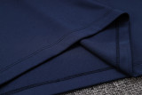2023 NK Royal Blue Half Pull Tracksuit #2330 (半拉链)