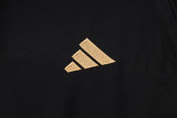 23-24 Germany Black Half Pull Tracksuit (半拉链)