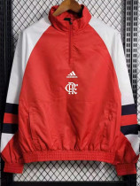 23-24 Flamengo Red White Windbreaker