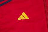 2023 Spain Blue & Red Double Sided Windbreaker (双面风衣)(刺绣)
