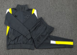 23-24 Dortmund Grey Jacket Tracksuit #A702