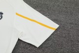23-24 RMA White Training Short Suit (100%Cotton)纯棉