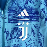 23-24 JUV Blue & Blue Double Sided Windbreaker (双面风衣)