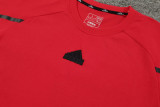 24-25 AD Red Training Short Suit #3333(100%Cotton)纯棉