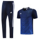 2023 AD05 Royal Blue Short-sleeved Trouser Suit