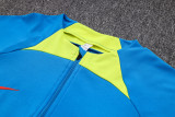 23-24 Club America Sky Blue Half Pull Tracksuit (半拉链)