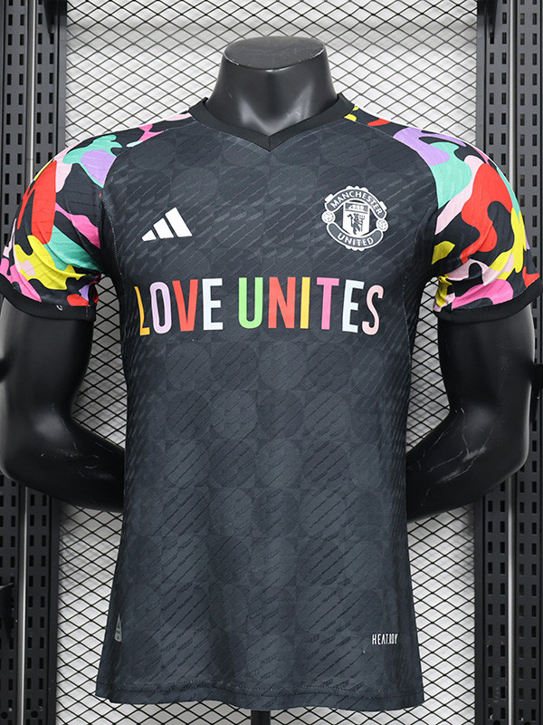 23-24 Man Utd Black Pre-match Player Version Training shirts