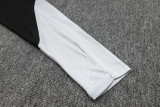 23-24 BAR Light Grey Kids Half Pull Tracksuit #E727(童装) (半拉链)(领口红蓝)