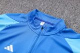 2023 AD Blue Half Pull Tracksuit Lh #2329 (半拉链)