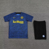 23-24 INT Blue Training Short Suit