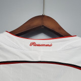 2006-2007 ACM Away White Long Sleeve Retro Soccer Jersey (长袖)(带决赛小字)