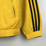 23-24 Jamaica Yellow & Black Double Sided Windbreaker (双面风衣)